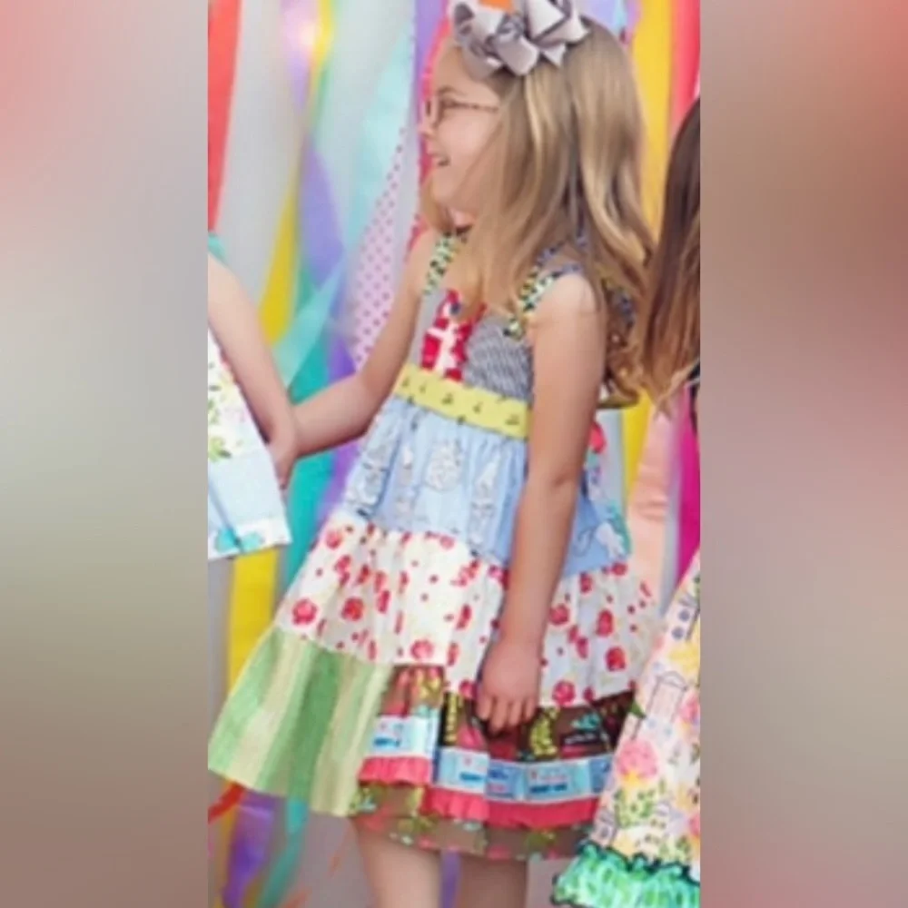 Matilda Jane Tiered Raffle Ticket Ellie Dress - Picture 2 of 13